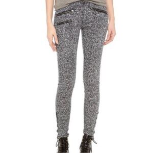 Rag & Bone Linton Skinny Moto Zipper Pants Size 25